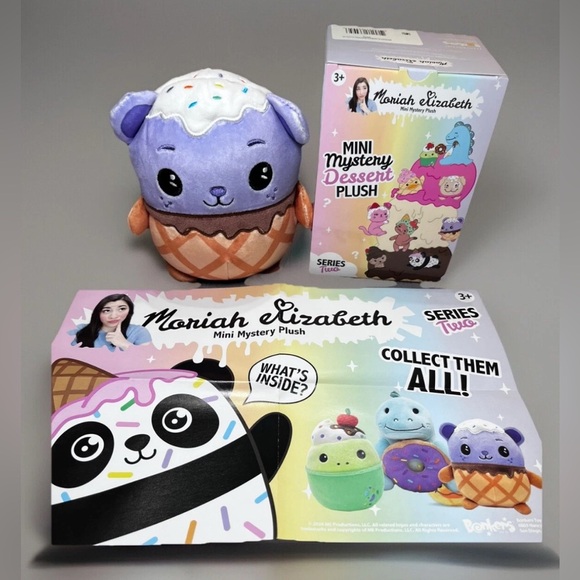 Scoopsie - Moriah Elizabeth Mystery Dessert Mini Plush Series 2 New 6 Inches - Picture 2 of 6